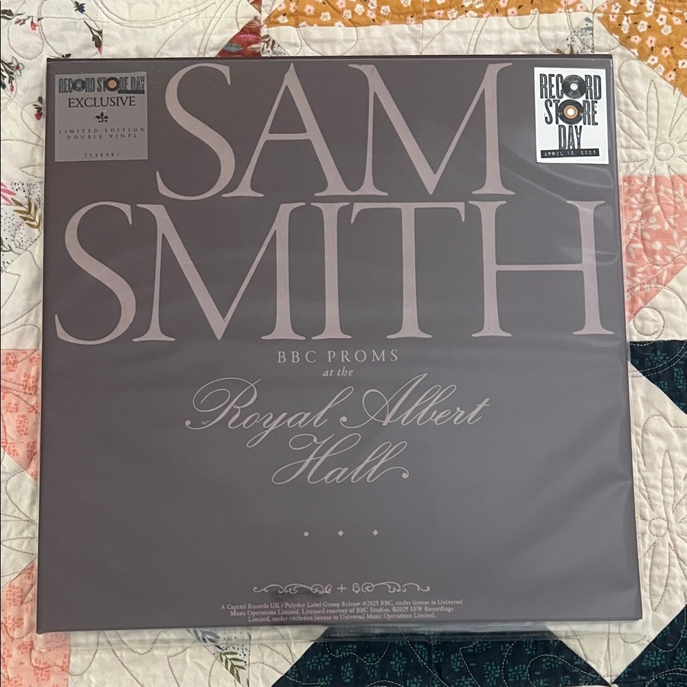 Sam Smith “BBC Proms at the Royal Albert Hall” 2025 RSD Exclusive